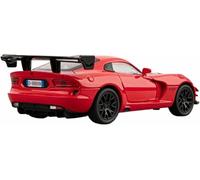 Réplica Coche Escala 1:32 15 cm Largo aleación fundida presión para Dodge Viper Adornos conmemorativos coleccionables vehículos Motor(Rojo)