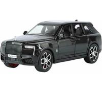 Réplica Coche Escala 1:32 15 cm Largo aleación fundida presión para Modelos vehículos estáticos para Miniatura como para Rolls-Royce Cullinan Adornos metálicos Recuerdo y Motor(Negro)