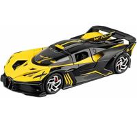 Réplica Coche Escala 1:32 aleación fundida presión para Mini para Bugatti Bolide simulación vehículos metálicos Adornos Motor(Amarillo)