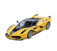 Réplica De Coche Vehículos De Motor 1:18 Ferrari FXX K EVO Aleación Simulación Modelo Coche Deportivo Exhibición Colección Vehículos Estáticos Fundidos A Presión Coche Modelo a Escala(Yellow 15#)