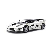 Réplica De Coche Vehículos De Motor 1:18 Ferrari FXX K EVO Aleación Simulación Modelo Coche Deportivo Exhibición Colección Vehículos Estáticos Fundidos A Presión Coche Modelo a Escala(White 70#)
