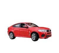 Réplica De Coche Vehículos De Motor 1:24 For BMW X6M SUV Simulación Die-Cast Modelo De Coche Coleccionables Edición Deluxe Coche Modelo a Escala(Red)