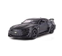 Réplica De Coche Vehículos De Motor 1/32 Para Chevrolet Camaro Modelo De Coche Deportivo De Aleación De Simulación Vehículo De Juguete Extraíble Fundido A Presión Coche Modelo a Escala ( Color : Black