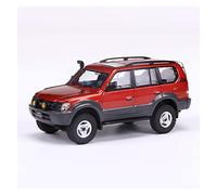 Réplica De Coche Vehículos De Motor 1:64 Para Toyota Land Cruiser Prado 90 Modelo Coche Todoterreno De Aleación Vehículos Fundidos A Presión Adornos Estáticos Coche Modelo a Escala ( Color : Red )