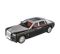 Réplica De Coche Vehículos De Motor Adornos Decorativos De Aleación De Metal Fundido A Presión Coche For Rolls-Royce Phantom Escala 1:18 Simulación Estática Coche Modelo a Escala(Silver)
