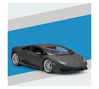 Réplica De Coche Vehículos De Motor Colección De Adornos De Simulación De Coche Deportivo De Aleación For Lamborghini Huracan LP610-4 Aventador (Escala 1:24) Coche Modelo a Escala(Black)