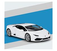 Réplica De Coche Vehículos De Motor Colección De Adornos De Simulación De Coche Deportivo De Aleación For Lamborghini Huracan LP610-4 Aventador (Escala 1:24) Coche Modelo a Escala(White)