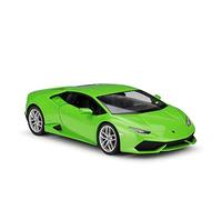 Réplica De Coche Vehículos De Motor Colección De Adornos De Simulación De Coche Deportivo De Aleación For Lamborghini Huracan LP610-4 Aventador (Escala 1:24) Coche Modelo a Escala(Green)