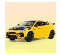Réplica De Coche Vehículos De Motor Escala 1:24 Coche For Lamborghini Urus, Modelo De Coche De Aleación De Fundición A Presión, Coche Extraíble con Luz Coche Modelo a Escala(Yellow)