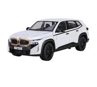 Réplica De Coche Vehículos De Motor For BMW XM SUV 1:24 Coche En Miniatura De Aleación Sonido Y Luz Extraíble Decoración De Colección De Coches Deportivos Coche Modelo a Escala(White)