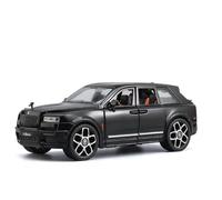 Réplica De Coche Vehículos De Motor For Rolls-Royce Cullinan Escala 1:20 Coche En Miniatura De Aleación Sonido Y Luz Colección De Recuerdos De Coche Extraíble Coche Modelo a Escala(Black)