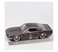 Réplica De Coche Vehículos De Motor Vehículo De Fundición A Presión 1/24 For Ford Mustang Shelby GT500 1967, Modelo De Coche Deportivo De Simulación De Aleación Coche Modelo a Escala(Titanium)