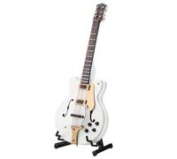 Réplica de Guitarra Eléctrica en Miniatura con Soporte Ajustable, Mano de Obra Exquisita y Diseño Novedoso, de Navidad o Cumpleaños