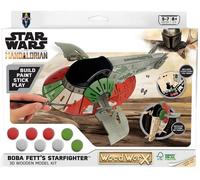 Replica madera para pintar woodwork star wars bobba fett slave 1