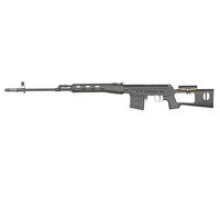 Réplica de Rifle de Francotirador de Airsoft Modelo Dragunov SVD o SWD accionado por Muelle de plástico y Metal de la Marca AGM - Potencia 1,2 Julios