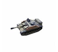 Réplica de Vehículo Militar Modelo Coleccionable de Tanque Miniatura Detallado para Exhibición con Estilo Militar Adecuada para Aficionados Salas Ambientadas Colección, Amarillo