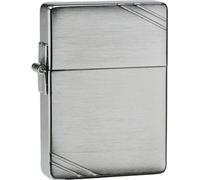 Zippo Encendedor 60001577 1935 Replica cromo cepillado con rayas