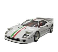 Réplica del Ferrari F40 King of Horse White Stripes A Escala 1 18 No Control Remoto Modelos