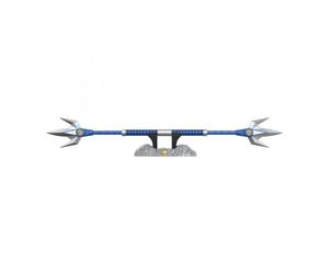 Replica hasbro escala 1:1 blue ranger lanza de poder deluxe power rangers lightning collection