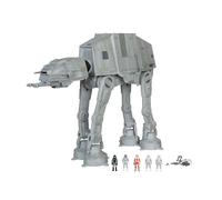 Bizak Star Wars Micro Galaxy Squadron AT-AT - Vehículo de Asalto de 25 cm con Accesorios y 5 Figuras (62610170)