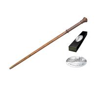 Replica the noble collection harry potter varita de madam pomfrey con caja y placa de identificacion