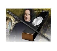 Replica the noble collection harry potter severus snape varita con caja y placa de identificacion