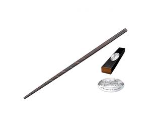 Replica the noble collection harry potter varita de profesora sybil trelawney con caja y placa de identificacion