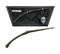 Replica the noble collection harry potter varita en expositor con mascara bellatrix lestrange