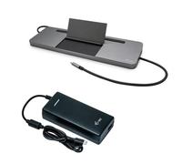 Replicador de Puertos i-tec Metal USB-C Ergonomic 4K 3x Display Power Delivery 85W + Cargador Universal 112W Gris