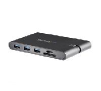 StarTech.com Docking Station USB-C con HDMI y VGA - para Mac y Windows -3x USB 3.0 - SD / micro SD - PD 3.0 - Adaptador USB C a USB 3.0