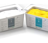 REPLISIL STENSIL ECO 50 caucho de silicona amarillo semiduro amasable, set