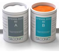 REPLISIL STENSIL ECO 60 caucho de silicona naranja duro amasable, set