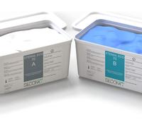 REPLISIL STENSIL ECO 70 caucho de silicona azul duro amasable, set