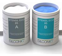 REPLISIL STENSIL ECO 85 caucho de silicona azul duro amasable Set