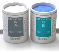 REPLISIL STENSIL ECO 90 caucho de silicona azul duro amasable, set