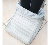 REPLOOD Calientapiés eléctrico de 100 W, calentador de pies, calentamiento rápido, relleno interior lavable (hielo)