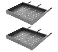 Repomanda Peck - Cajones extensibles para cocina, de metal, cajones telescópicos, longitud de 32 a 52 cm, capacidad de carga de 10 a 15 kg, cajón extensible para guardar aperitivos, especias/bebidas