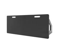 Repomanda Tabla de rebote de fútbol, 100 x 40 x 40 cm, plegable, portátil, de HDPE, 90°/60°, ajustable, 26 kg, resistente, perfecta para disparar