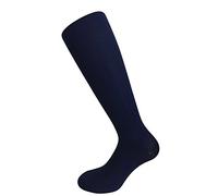 Repomen - Calcetín de hombre largo con soporte reposante de compresión graduada, médicamente probado para favorecer la circulación 16/20 hPa 21/27 mmHg. Disponible en los colores azul, negro, gris