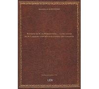 Réponse de M. de Robespierre,... à une lettre de M. Lambert, contrôleur général des finances