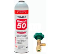 REPORSHOP Gas Refrigerante Orgánico Minus 50 Botella de 375 g para Sistemas con Gas R22, R404A, R407C y R502 con Válvula Incluida - Sustituto Freeze de Alta Eficiencia para Aire Acondicionado