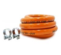 REPORSHOP - Kit Regulador Manguera Butano Baja Presion y Abrazaderas 30gr Domestico Homologado