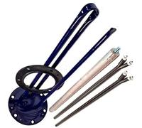 REPORSHOP Portavainas Termo Fagor Ø165x440 para 2 Resistencias + junta + anodo + 2 resis. 600w T32S002C0 AS0019133 - Compatible con Termos Fagor, Edesa y Aspes - para Calentadores de Agua Eléctricos