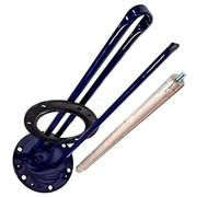 REPORSHOP Portavainas Termo Fagor Ø165x440 para 2 Resistencias + junta + anodo de magnesio T32S002C0 AS0019133 - Compatible con Termos Fagor, Edesa y Aspes - para Calentadores de Agua Eléctricos