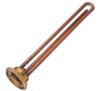REPORSHOP - Resistencia Termo Electrico Vaina Cobre Rosca 1 1/4" 1200w 220v 300mm Standard, Calentador de Agua Electrico, Deposito Agua (potencia 1000w)