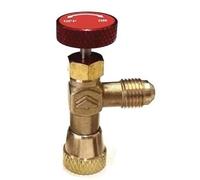 REPORSHOP - Valvula Envase Desechable R32 R290 Grifo Botella Rosca Izquierda 1/2 x 1/4