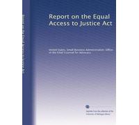 Report on the Equal Access to Justice Act