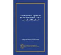 Reports of cases argued and determined in the Court of Appeals of Maryland (v.02)