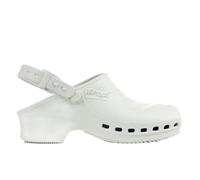 REPOSA Complete - Zuecos Sanitarios Mujer y Hombre en Goma SEBS Sin Látex, Zuecos Enfermera Anatómicos con Correa Trasera Ajustable, Zapatos Sanitarios Esterilizables, Antishock y Transpirables