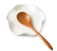 Reposa Cucharas de Cerámica para Cocina,Soporte de Utensilios Moderno y Resistente al Calor,para Cucharones, Espátulas y Utensilios de Cocina,Puede colocar cuchara o pinzas,para joyeros(Blanco,13cm)